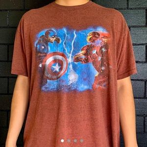 MARVELS CAPTAIN AMERICA CIVIL WAR GRAPHIC T-SHIRT